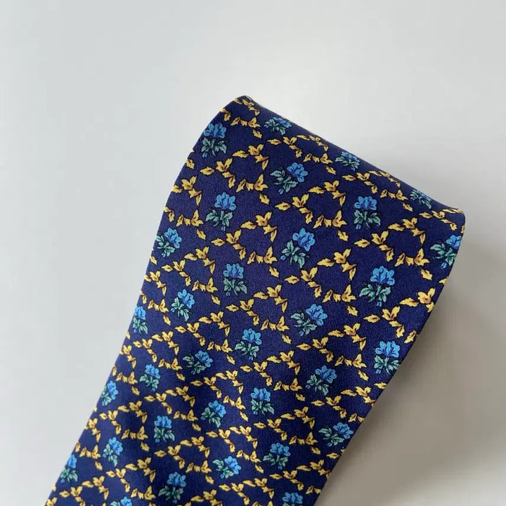 [BUNJANG] YSL Yves Saint Laurent Silk Necktie / YSL 입생로랑  명품 정품 넥타이