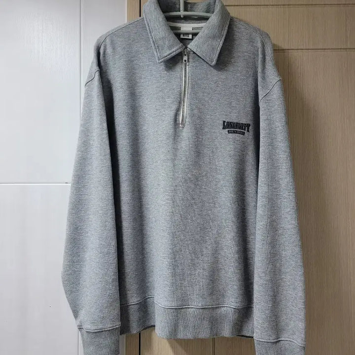 [BUNJANG] Basic House Half-Zip Up T-Shirt / 베이직하우스 하프집업티셔츠