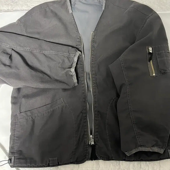 [BUNJANG] Polytelu Reversible Liner Jacket / [3] 폴리테루 라이트 라이너(light v.) 세이지+올리브차콜