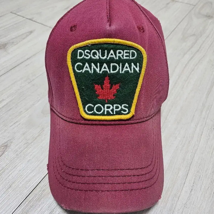 [BUNJANG] Dsquared2 Canada Legion 1964 Baseball Cap (Wine) / Dsquared2 캐나다 군단 1964년생 볼캡 모자 (와인) 4.5만