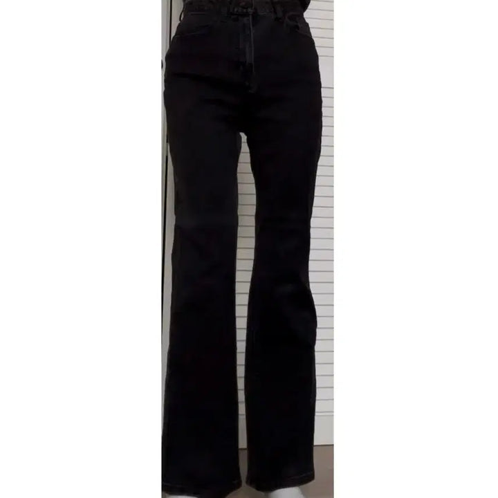 [BUNJANG] Black Denim Bootcut Jeans / 흑청 부츠컷 데님 팬츠 청바지