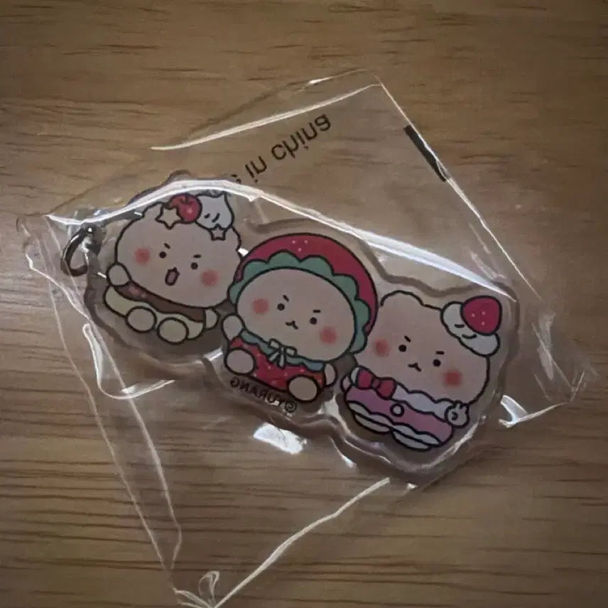 [BUNJANG] Mangnani Gom X Etude House Keyring / 망그러진곰X에뛰드 키링