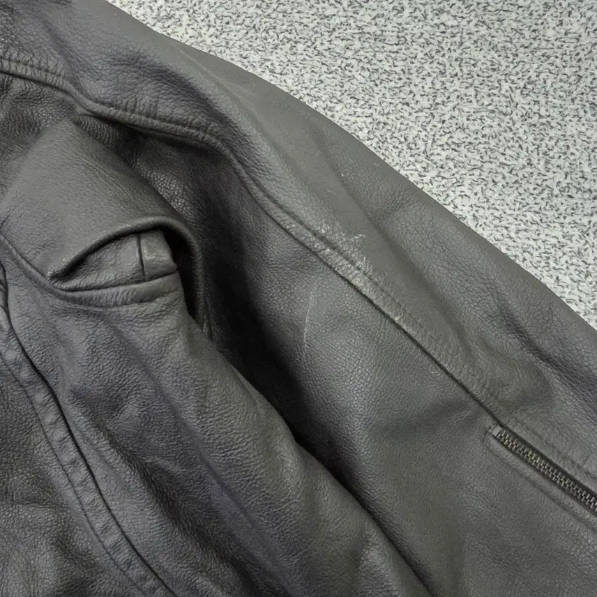 [BUNJANG] Get Used Vintage Leather Jacket / [95] 겟유즈드 빈티지 가죽자켓 0121J