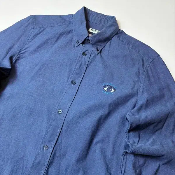 [BUNJANG] KENZO Eyes Embroidered Cotton Shirt / 겐조 KENZO 아이즈 자수 코튼 셔츠 PN8170