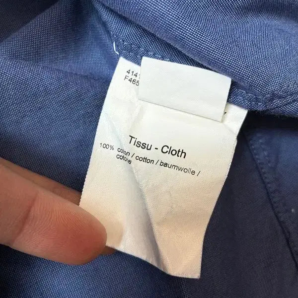 [BUNJANG] KENZO Eyes Embroidered Cotton Shirt / 겐조 KENZO 아이즈 자수 코튼 셔츠 PN8170