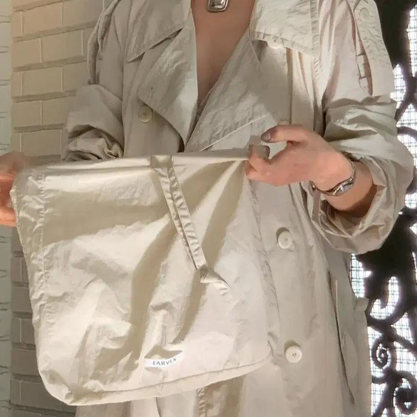 [BUNJANG] Parvain Nylon Trench Coat / 파르뱅 나일론트렌치코트