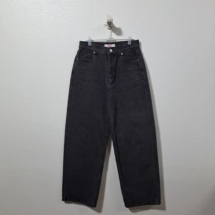 [BUNJANG] Ordinary Holiday Women's Wide Denim Pants Black / 오디너리 홀리데이 여성 와이드 데님팬츠 흑청 (c차96)