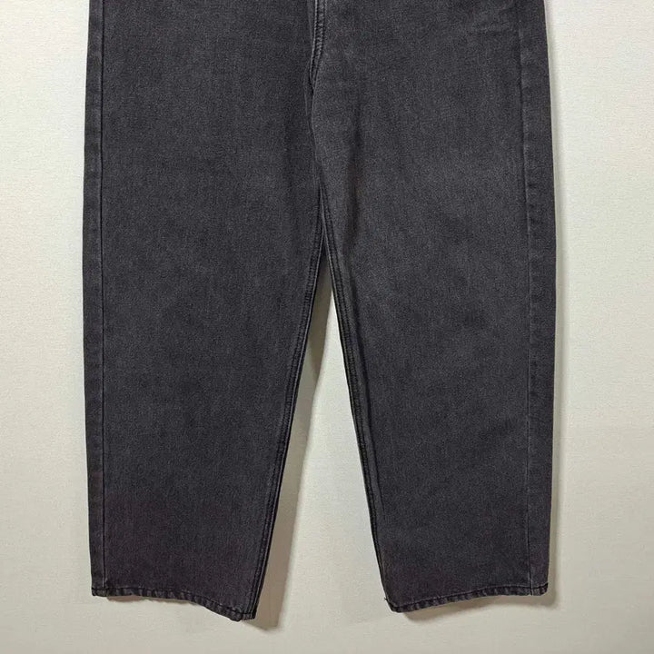 [BUNJANG] Ordinary Holiday Women's Wide Denim Pants Black / 오디너리 홀리데이 여성 와이드 데님팬츠 흑청 (c차96)