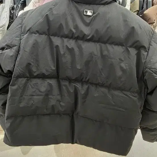 [BUNJANG] MLB Basic Curve Short Padded Jacket (Black) - New / MLB 현재신상 베이직커브숏패딩 완전새상품 저렴히판매!