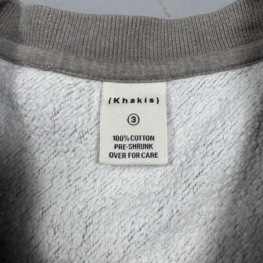 [BUNJANG] Kakys Oatmeal Pocket Men's Sweatshirt / 카키스 오트밀컬러 포켓 맨투맨