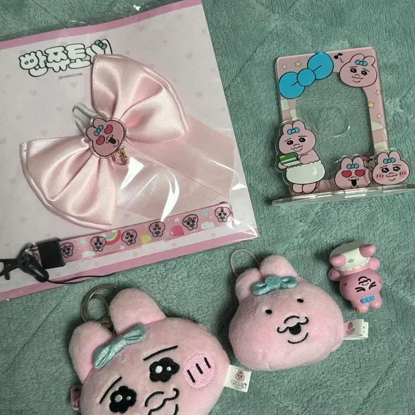 [BUNJANG] Ppantyu Rabbit Bundle Set Doll Keyring Figure / 빤쮸토끼 오판츄우사기 오빤쮸 일괄 인형 키링 응원봉스트랩 피규어