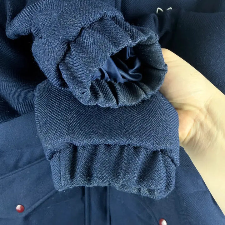 [BUNJANG] Adidas Trefoil Duck Down Padded Jacket Navy (Size 85) / (85) 아디다스 트레포일 덕다운 패딩 네이비