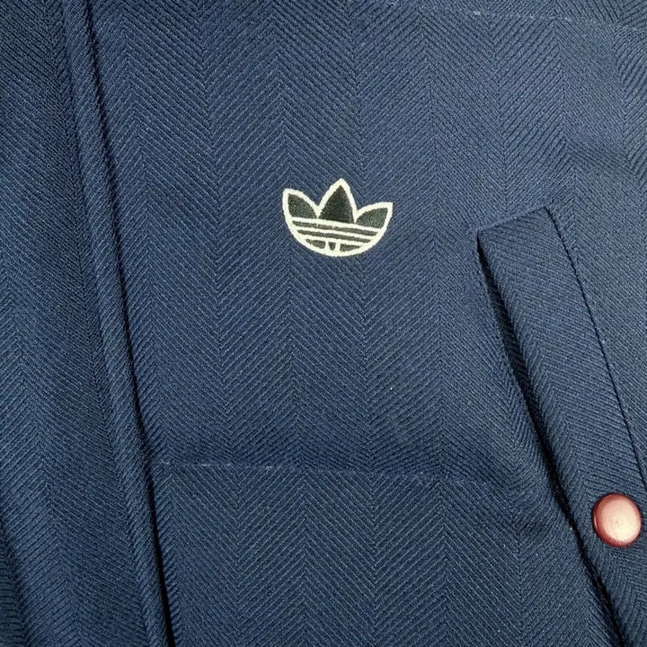 [BUNJANG] Adidas Trefoil Duck Down Padded Jacket Navy (Size 85) / (85) 아디다스 트레포일 덕다운 패딩 네이비