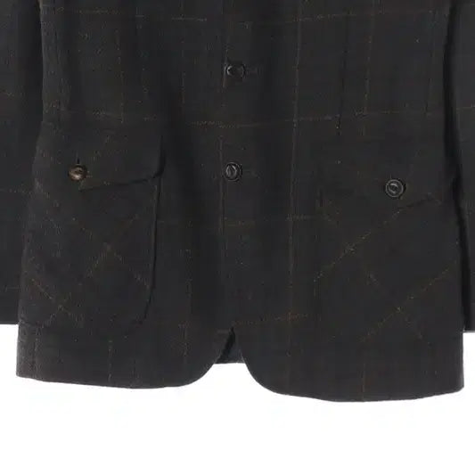 [BUNJANG] Havana Company Harris Tweed Elbow Patch Wool Check Blazer / 하바나컴퍼니 해리스트위드 엘보패치 울 체크 블레이저 50