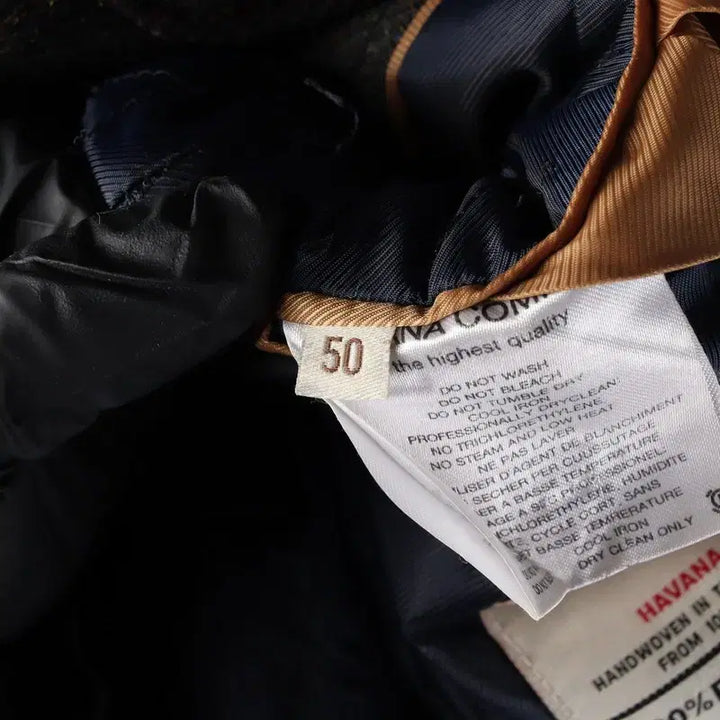 [BUNJANG] Havana Company Harris Tweed Elbow Patch Wool Check Blazer / 하바나컴퍼니 해리스트위드 엘보패치 울 체크 블레이저 50