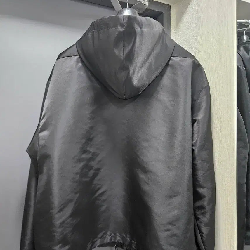 [BUNJANG] Junnue J41 Nylon Windbreaker Jacket (Black) - M / 준느 / J41 나일론 바람막이 블랙 / M
