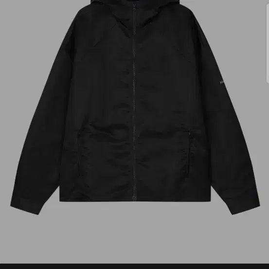 [BUNJANG] Junnue J41 Nylon Windbreaker Jacket (Black) - M / 준느 / J41 나일론 바람막이 블랙 / M