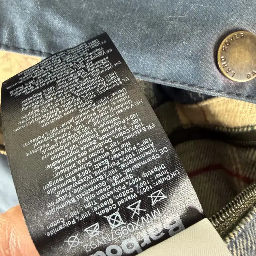 [BUNJANG] Barbour x Land Rover Border Wax Jacket (S) / ( 남성 / S ) 바버 X 랜드로버 보더 왁스자켓