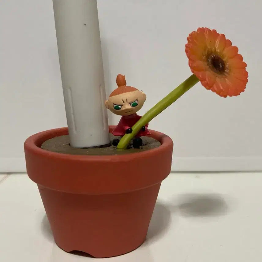 [BUNJANG] Moomin Little My Planter Pen Holder / 무민 리틀 미이 화분 모양 펜꽂이