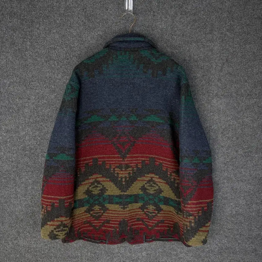 [BUNJANG] Woolrich Navajo Pattern Wool Jacket / ( 남성 / M ) 80s 울리치 나바호패턴 울자켓