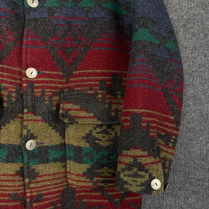 [BUNJANG] Woolrich Navajo Pattern Wool Jacket / ( 남성 / M ) 80s 울리치 나바호패턴 울자켓