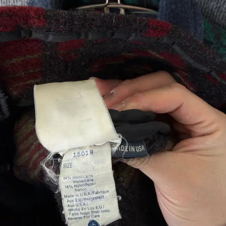 [BUNJANG] Woolrich Navajo Pattern Wool Jacket / ( 남성 / M ) 80s 울리치 나바호패턴 울자켓