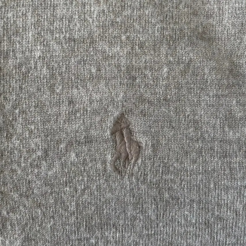 [BUNJANG] Polo Merino Wool Half-Zip Knit Sweater / M 폴로 메리노울 반집업 니트