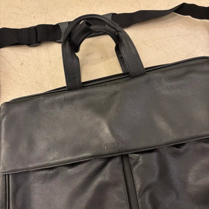 [BUNJANG] Goldpyle Real Leather Briefcase / 골드파일 리얼레더 브리프 케이스