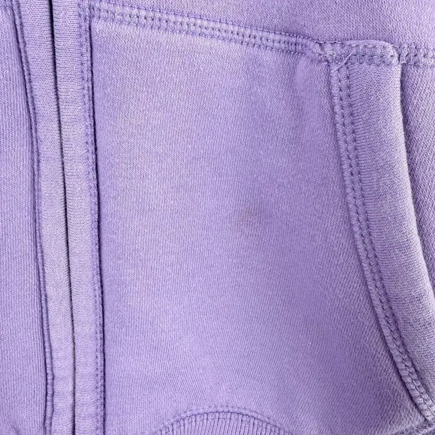 [BUNJANG] Who.A.U Patch Logo Hoodie Zip-up (Light Purple) / (M) 후아유 패치로고 후드집업 연보라