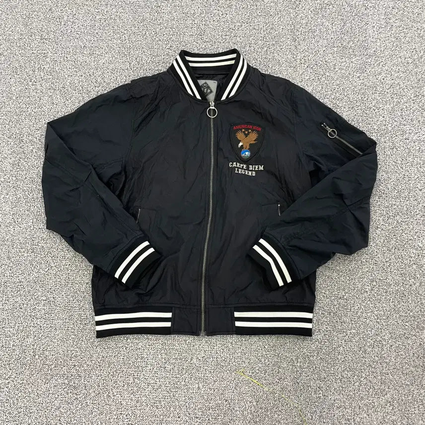 [BUNJANG] XL Jeep Casual Baseball Flight Jacket / XL 지프 캐주얼 야구 항공 점퍼 0225S1