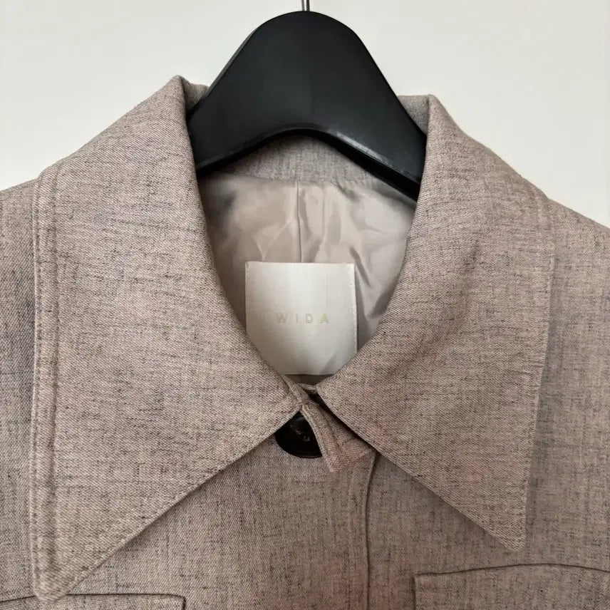 [BUNJANG] WIDA Belted Half Blazer Jacket / 위다 WIDA 보카시 하프 벨티드 벨트 자켓 결혼식 하객룩 출근룩