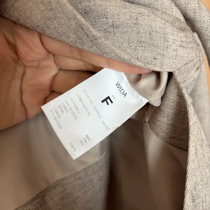 [BUNJANG] WIDA Belted Half Blazer Jacket / 위다 WIDA 보카시 하프 벨티드 벨트 자켓 결혼식 하객룩 출근룩