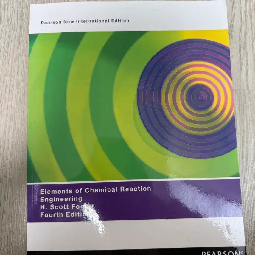 [BUNJANG] Pearson Chemical Reaction Engineering Textbook 4th Edition / Pearson 화학반응공학 교재 4판