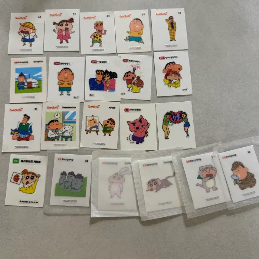 [BUNJANG] Crayon Shin-chan Sticker Bundle Set / 짱구 띠부실 일괄