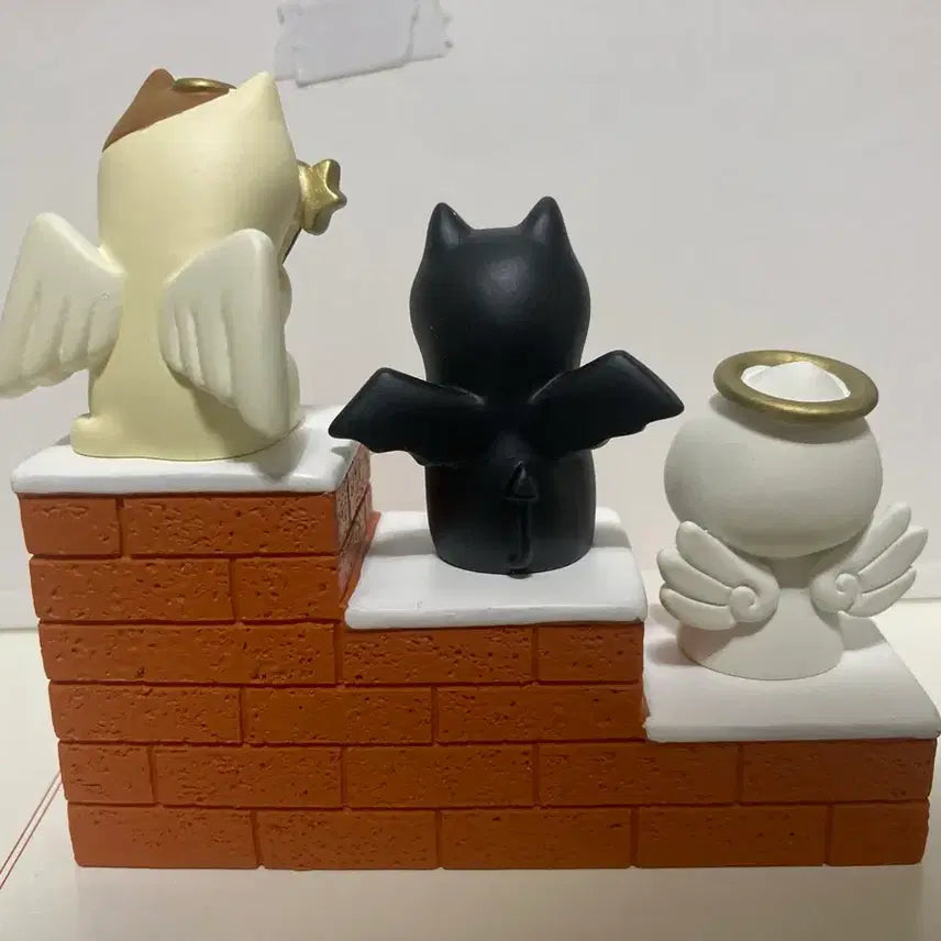 [BUNJANG] Decole Angel Devil Brick Stair Figure Set / (정품) 데꼴 천사 악마 벽돌 계단 피규어 세트