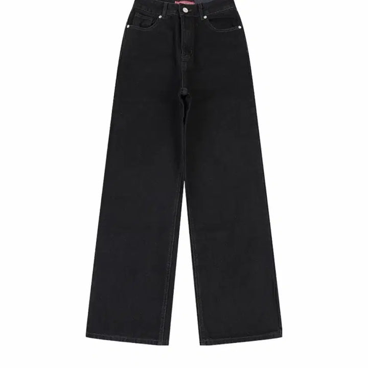 [BUNJANG] Ordinary Holiday Denim Wide Pants / 오디너리홀리데이 원더플레이스 여성용 생지 데님 와이드 팬츠 W7C24RH