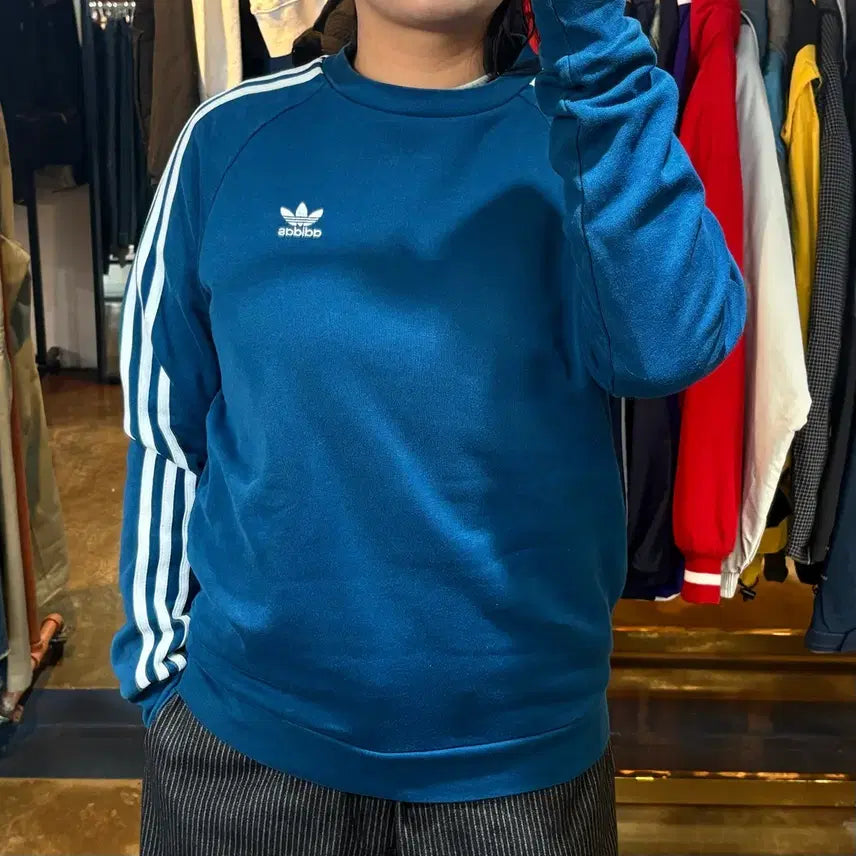 [BUNJANG] Adidas Side Line Sweatshirt / 아디다스 사이드라인 맨투맨