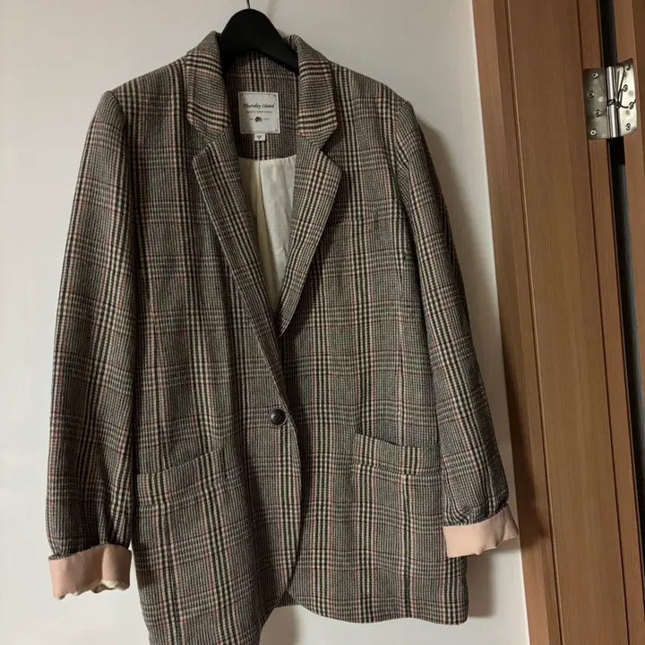 [BUNJANG] Thursday Island Checkered Jacket / 써스데이아일랜드 체크 자켓 43만원대 하객룩 오피스룩 출근룩 올드머니룩