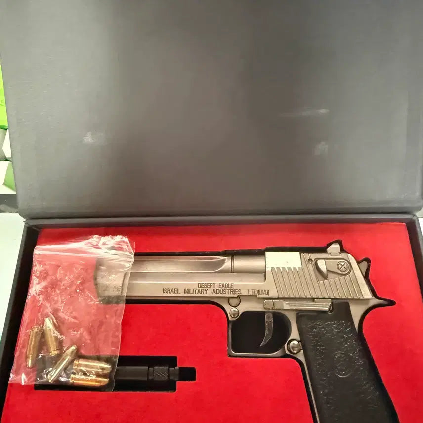 [BUNJANG] Full Metal Desert Eagle Model Gun Miniature / 안전결제) 탄피 배출 풀메탈 데저트이글 모델건 미니어처 (1:2 사이즈)