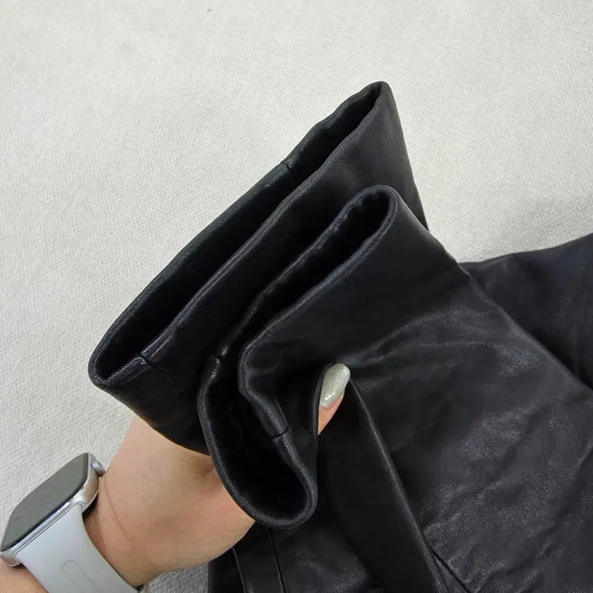 [BUNJANG] 77 Leather Jacket Rider Jacket / [77] 아사모 가죽자켓 라이더자켓 0126J1