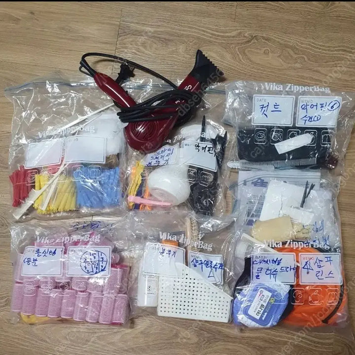 [BUNJANG] Hair Styling Bundle Set / 미용 헤어 정리 용품 일괄 세트