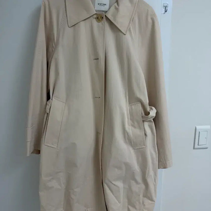 [BUNJANG] Sistina Beige Trench Coat 55 Size / 시스티나 베이지 트렌치코트 55사이즈