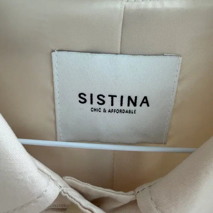 [BUNJANG] Sistina Beige Trench Coat 55 Size / 시스티나 베이지 트렌치코트 55사이즈