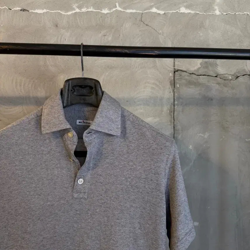 [BUNJANG] Kiton Classic PK Short Sleeve T-shirt / 키톤 클래식 PK 반팔 티셔츠 남성95-100