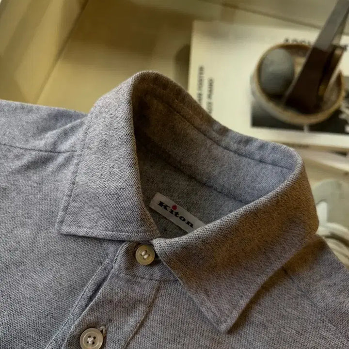 [BUNJANG] Kiton Classic PK Short Sleeve T-shirt / 키톤 클래식 PK 반팔 티셔츠 남성95-100