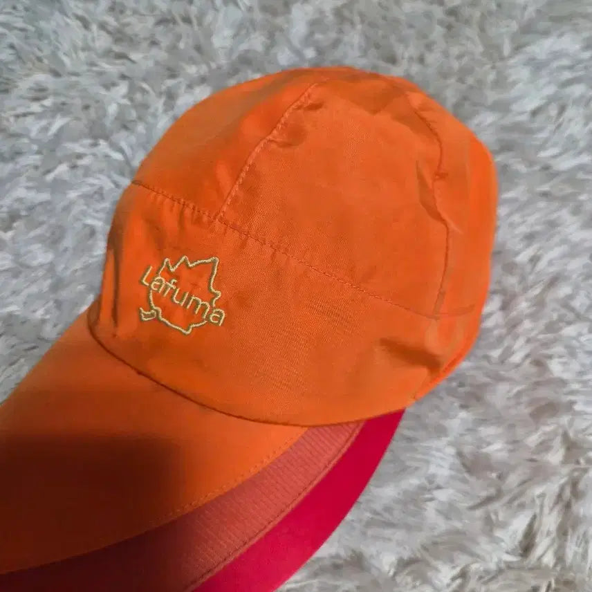 [BUNJANG] Lafuma Orange Hiking Cap / 라푸마 등산 오렌지색상 캡모자