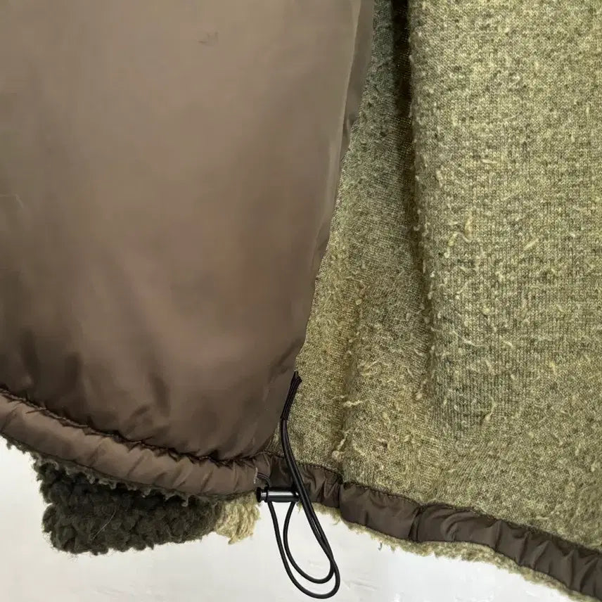 [BUNJANG] AMBUSH Two-Tone Fleece Full-Zip Jacket / AMBUSH 앰부쉬 투톤 플리스 풀집 자켓