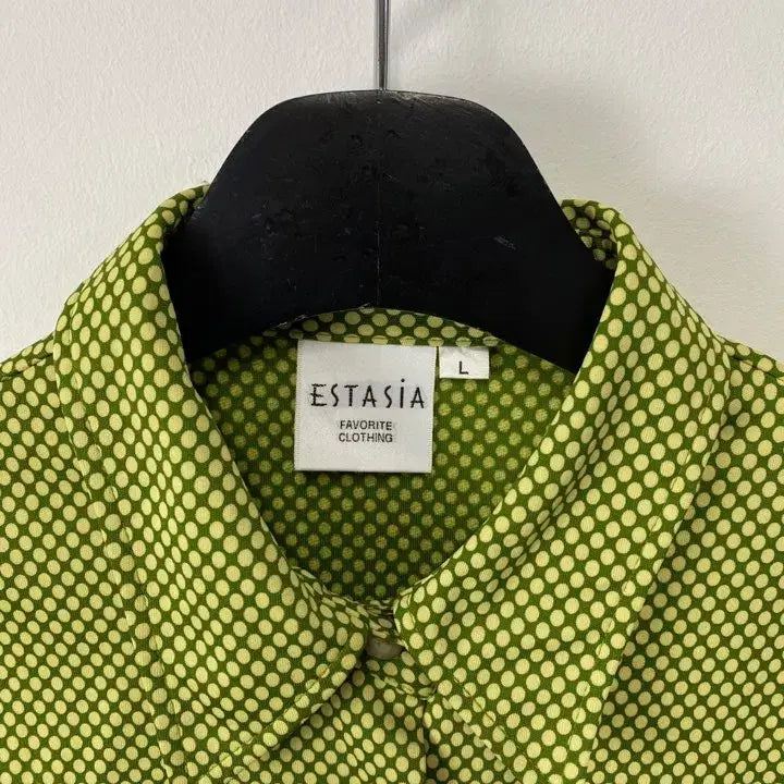[BUNJANG] ESTASIA Dot Pattern Shirt / 빈티지 ESTASIA 도트 패턴 셔츠