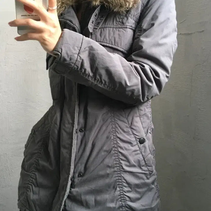 [BUNJANG] Hysteric Glamour PrimaLoft Trimmed Military Jacket / Hysteric Glamour 히스테릭글래머 프리마로프트퍼 트리밍 밀리터