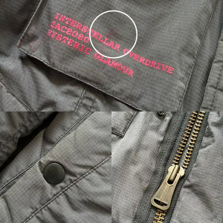 [BUNJANG] Hysteric Glamour PrimaLoft Trimmed Military Jacket / Hysteric Glamour 히스테릭글래머 프리마로프트퍼 트리밍 밀리터